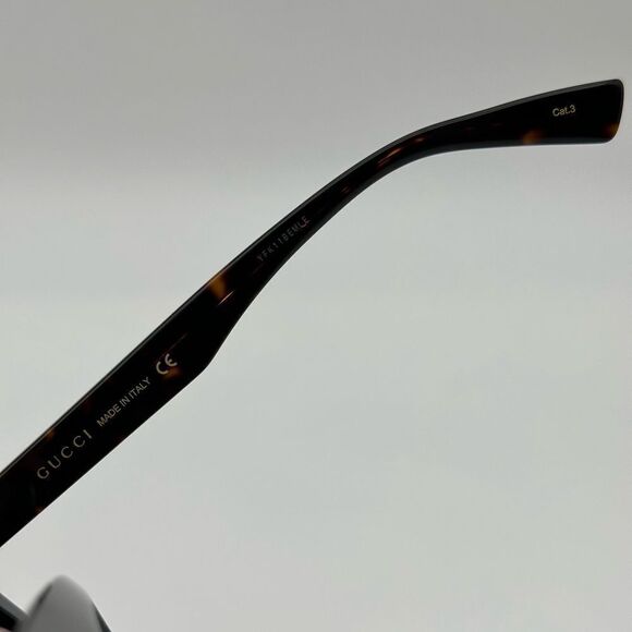 BRAND NEW GUCCI GG1169S 003 Havana/Green Women Sunglasses - Picture 4 of 12